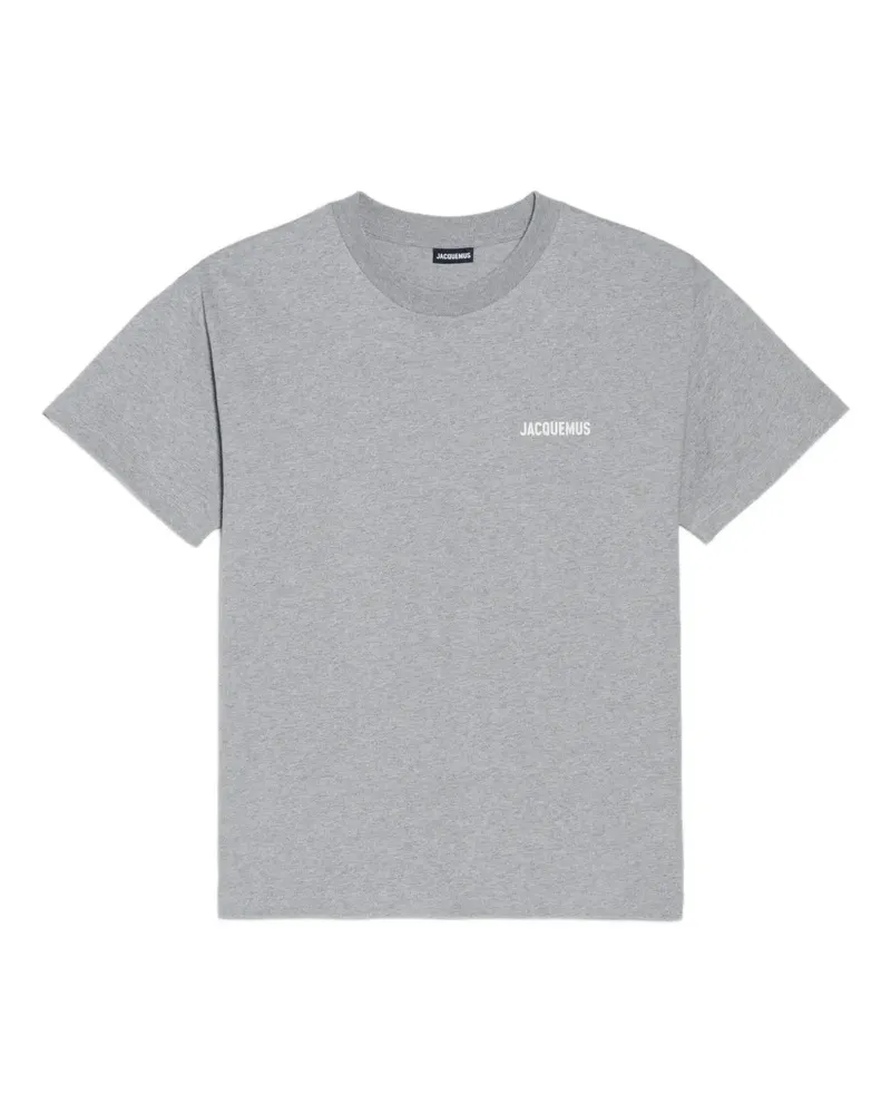 Jacquemus T-Shirt mit Logo - Grau Grau