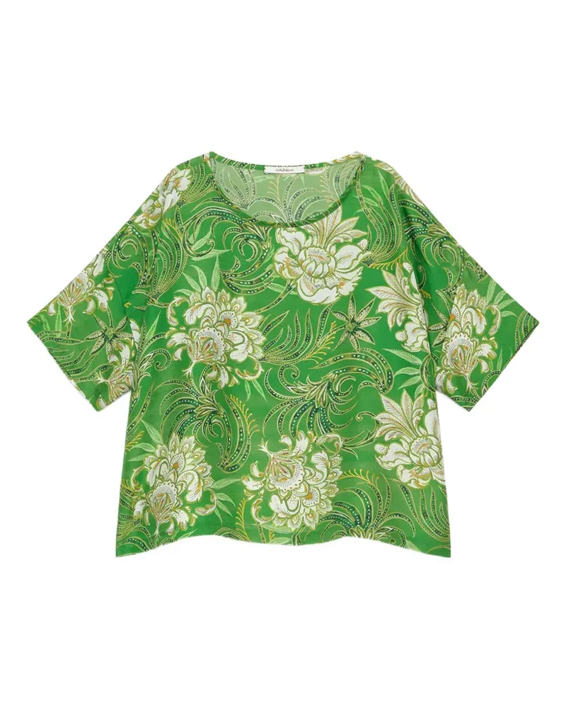 Maliparmi printed oversized shirt - Grün Grün