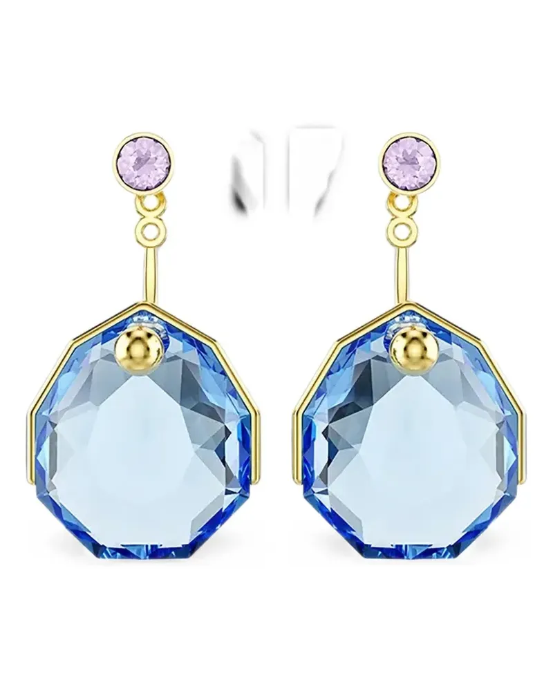 Swarovski crystal-embellished drop earrings - Gold Gold