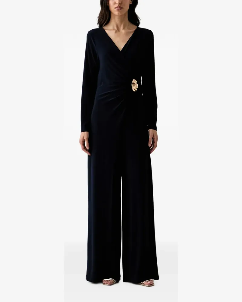 Joseph Ribkoff embellished wrap-style jumpsuit - Blau Blau