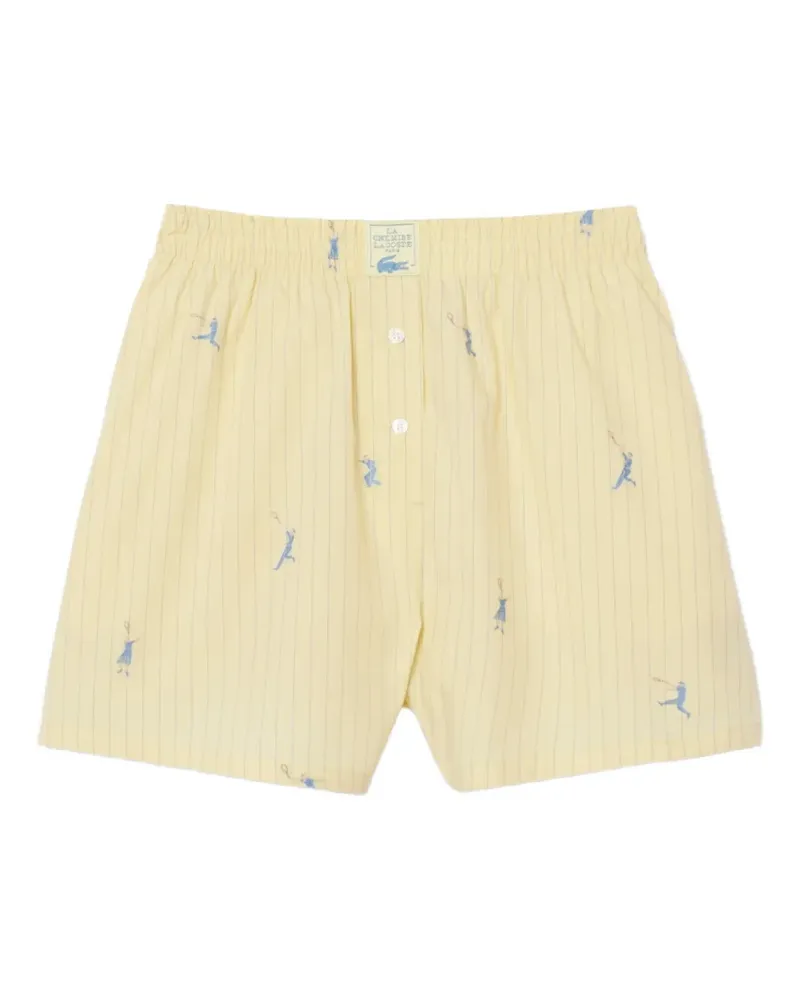 Lacoste striped bermuda shorts - Gelb Gelb