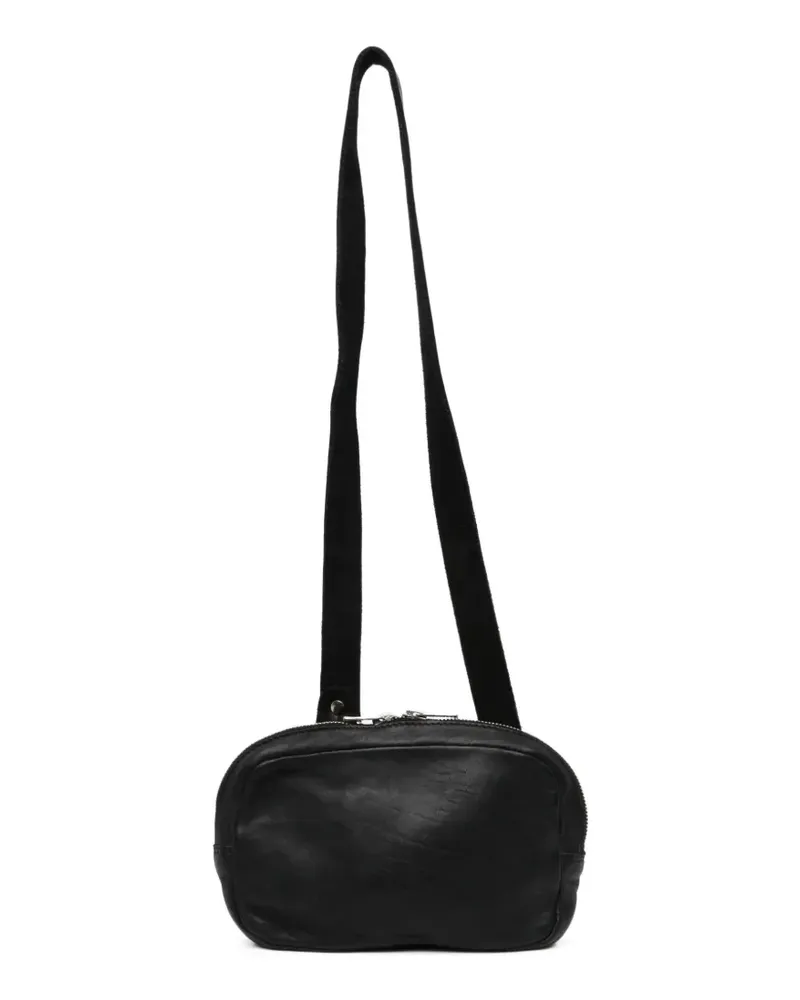 GUIDI leather belt bag - Schwarz Schwarz