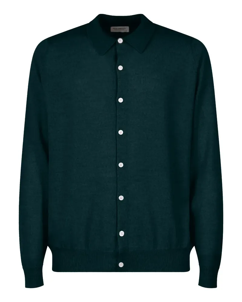 John Smedley Tibor Cardigan - Grün Grün