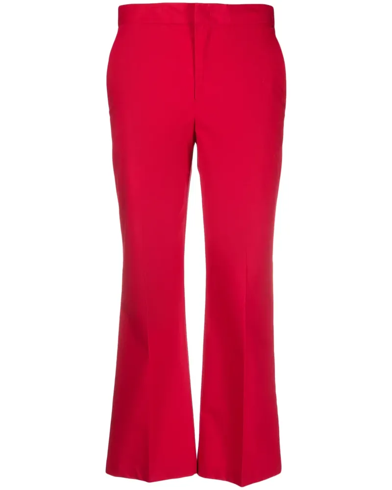 Twin-Set Klassische Cropped-Hose - Rot Rot
