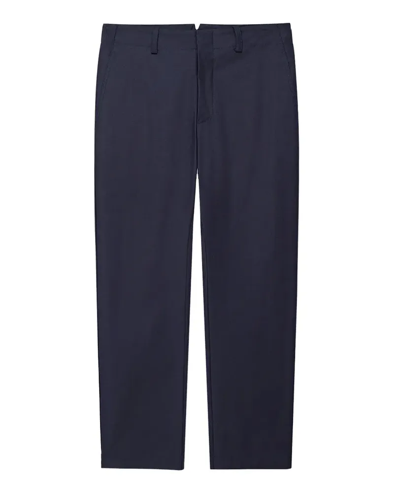 Shanghai Tang straight-leg chino trousers - Blau Blau