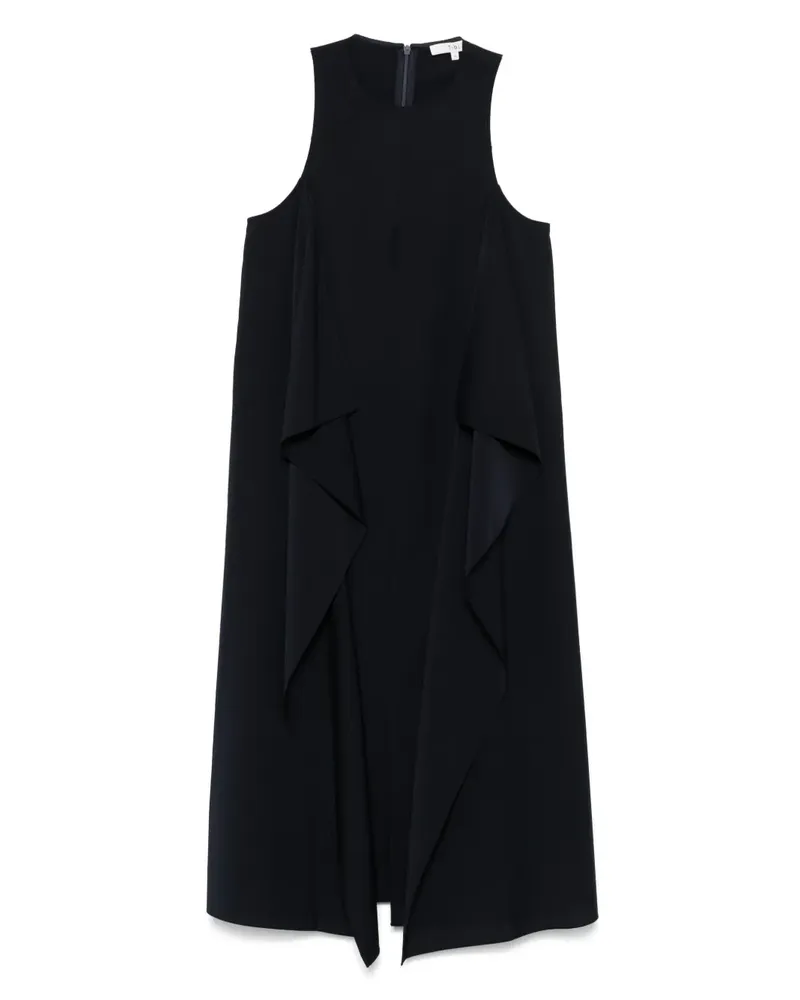 tibi Maxikleid mit Gürtel - Blau Blau