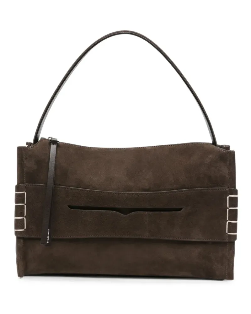 J.W.Anderson Handtasche mit Ziernaht - Braun Braun