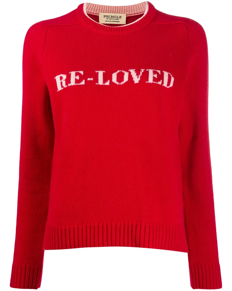 Pringle of Scotland Re-Loved' Pullover - Rot Rot