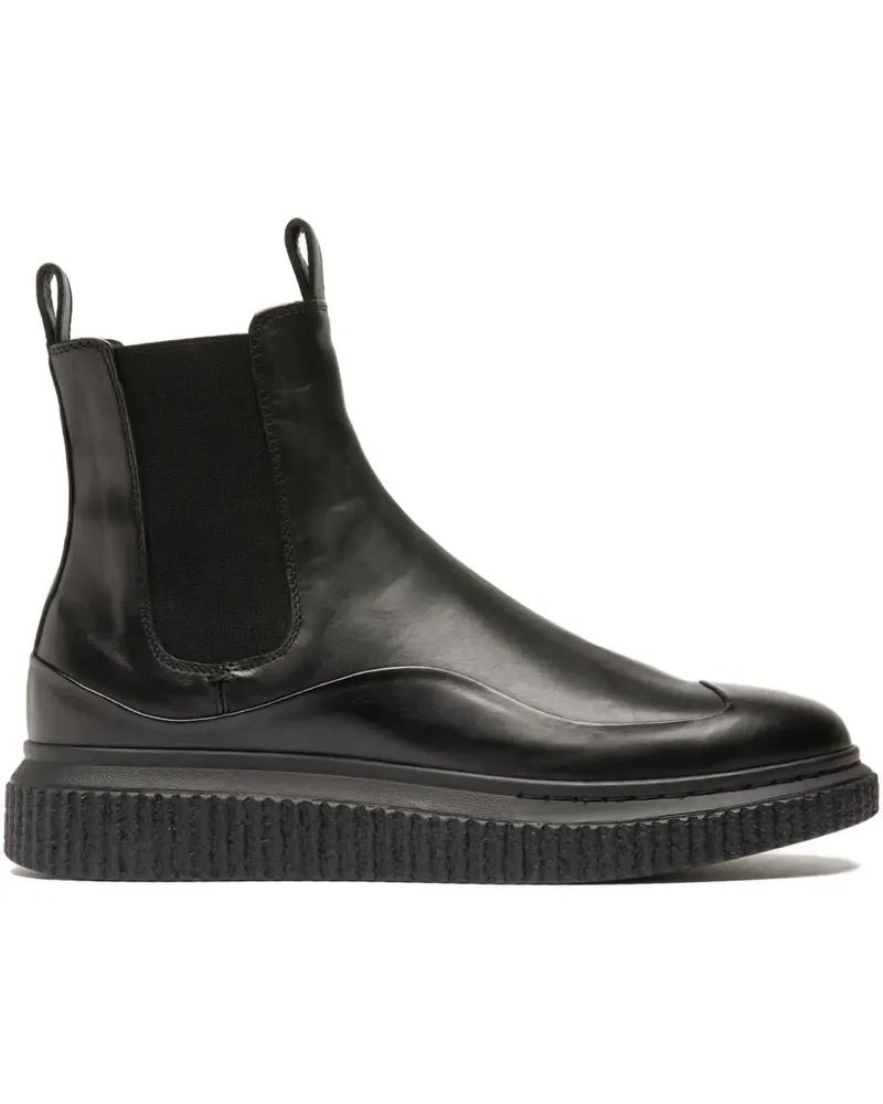 Officine Creative Italia Klassische Chelsea-Boots - Schwarz Schwarz