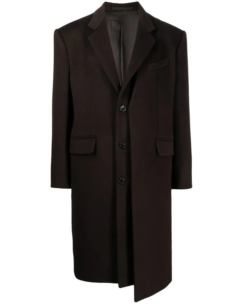 SONGZIO Mantel im Layering-Look - Braun Braun