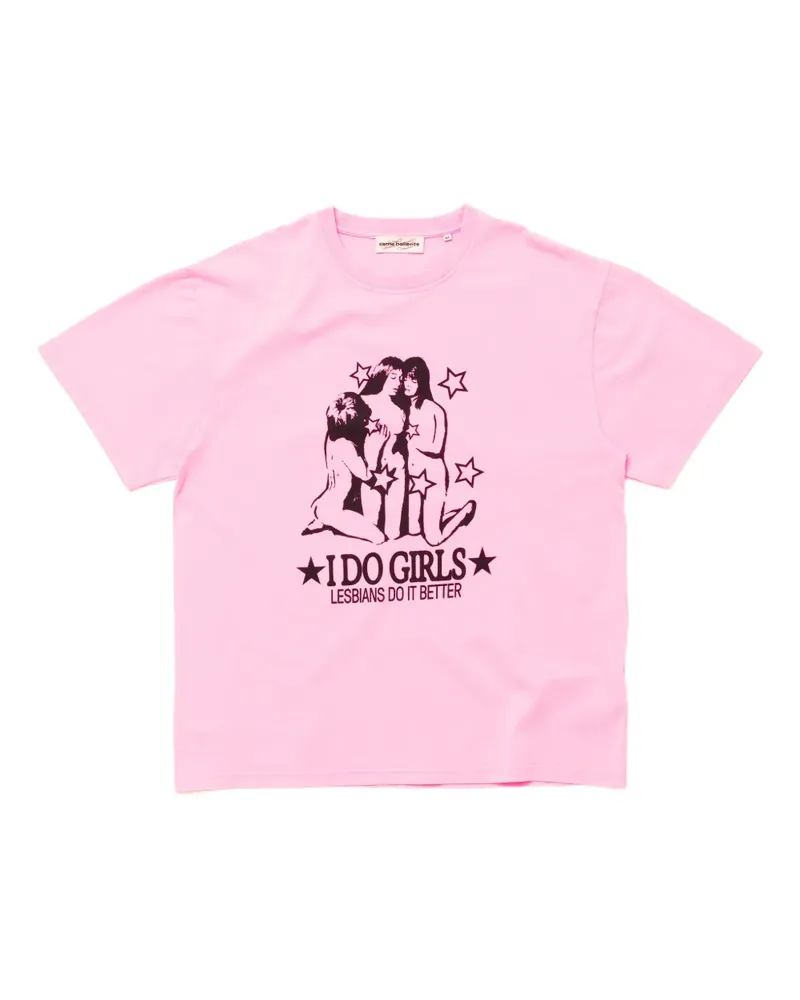 Carne Bollente graphic t-shirt - Rosa Rosa