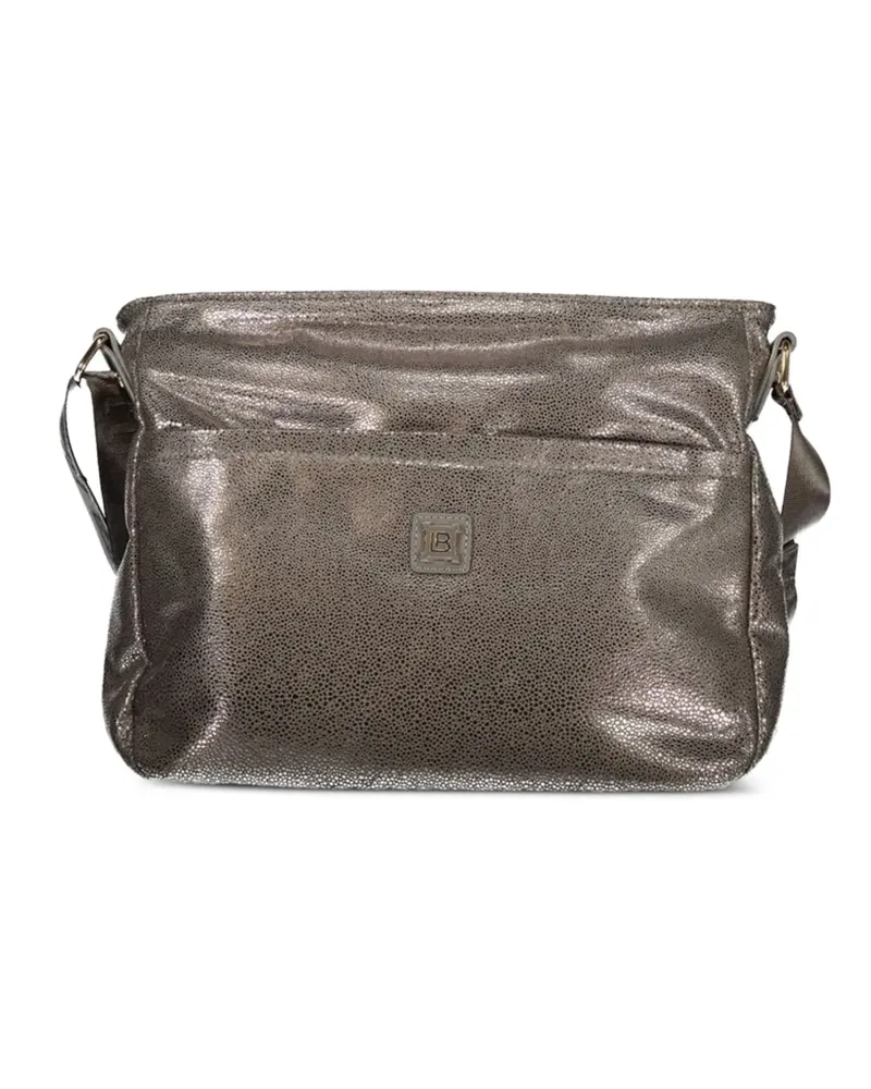 Laura Biagiotti metallic-effect crossbody bag - Grau Grau