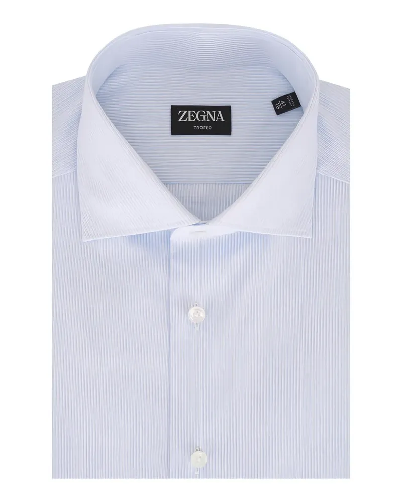 Ermenegildo Zegna Trofeo striped-pattern shirt - Blau Blau