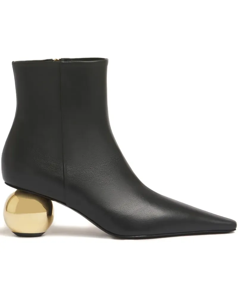 Marni Stiefel mit spitzer Kappe - Schwarz Schwarz