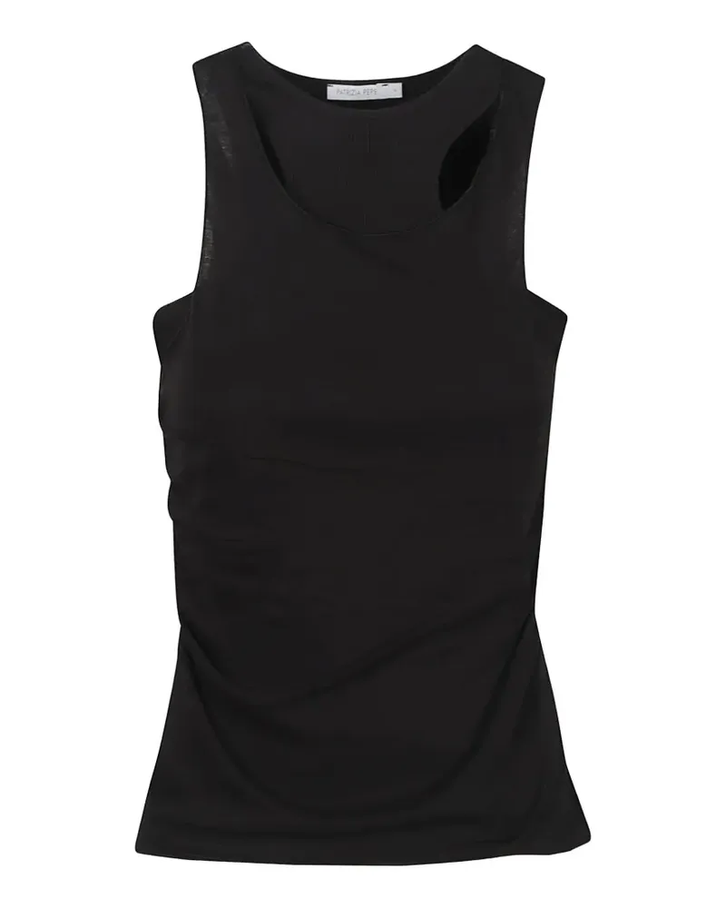 Patrizia Pepe double-layer tank top - Schwarz Schwarz