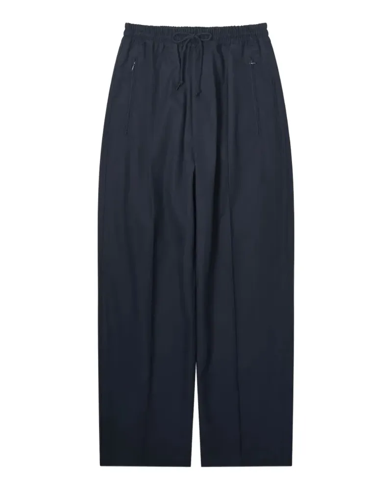 Comme des Garçons Gerade Hose mit Kordelzug - Blau Blau