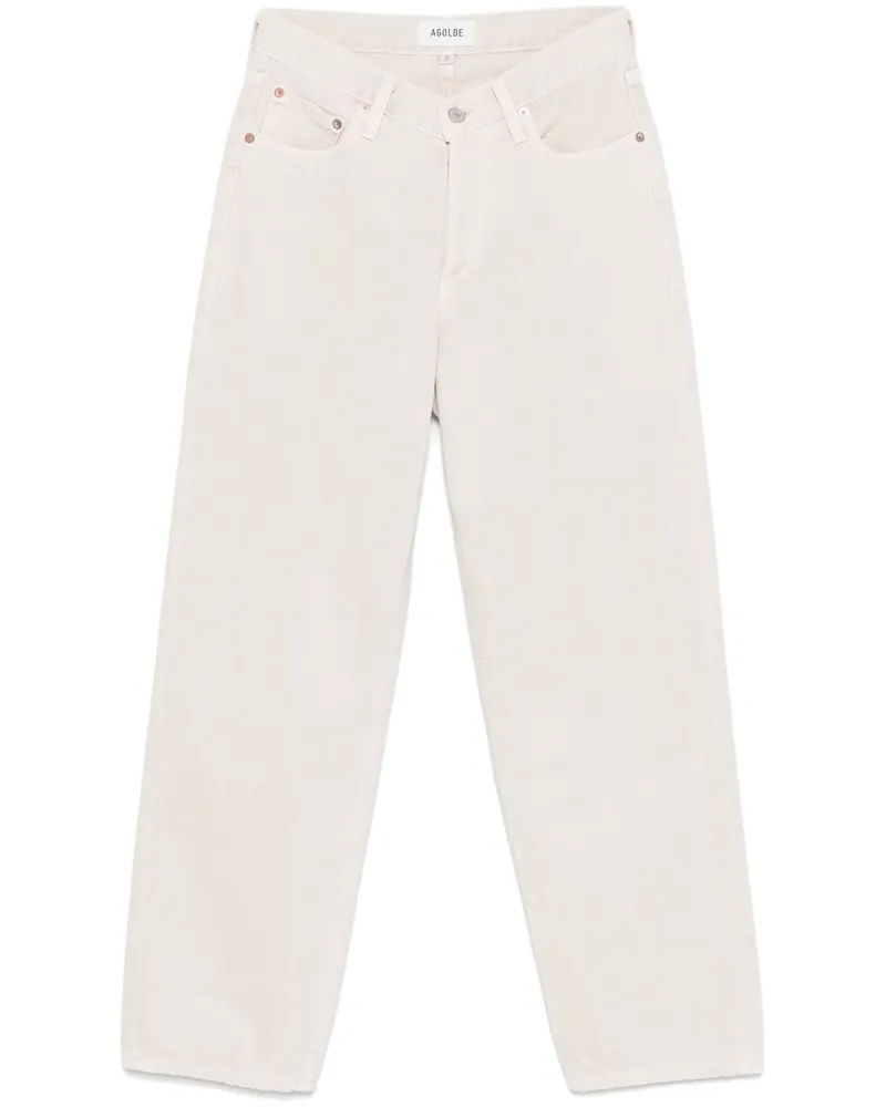 AGOLDE Jeans mit geradem Bein - Nude Nude