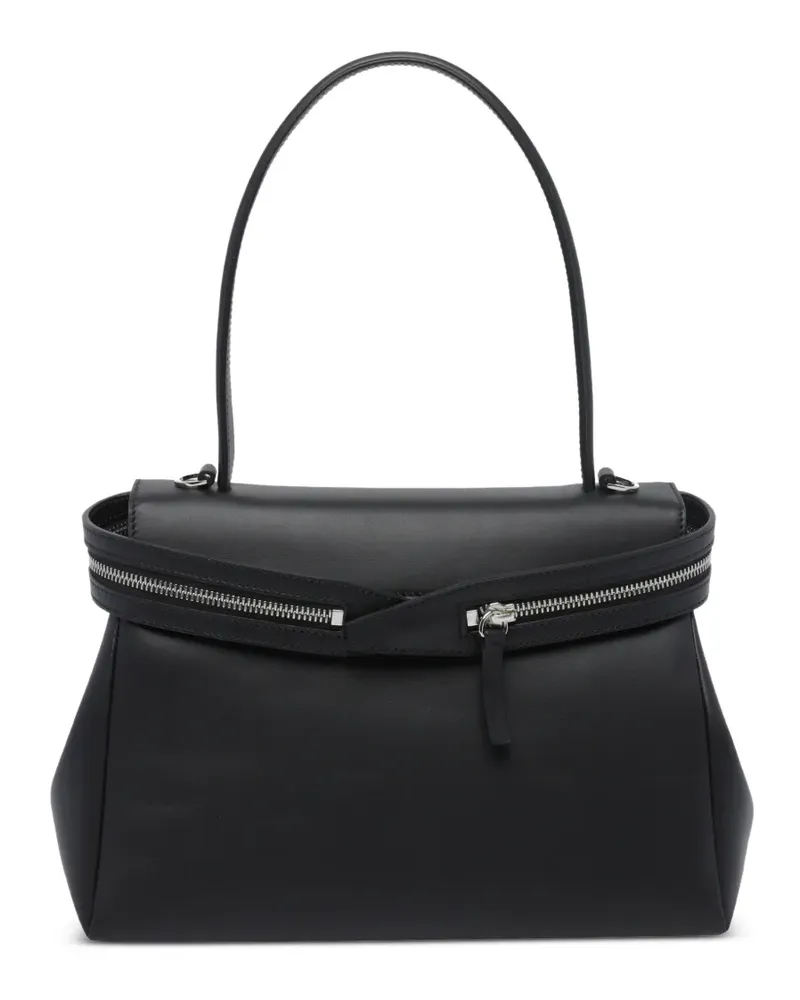 Aesther Ekme Joni Schultertasche mit Reißverschluss - Schwarz Schwarz