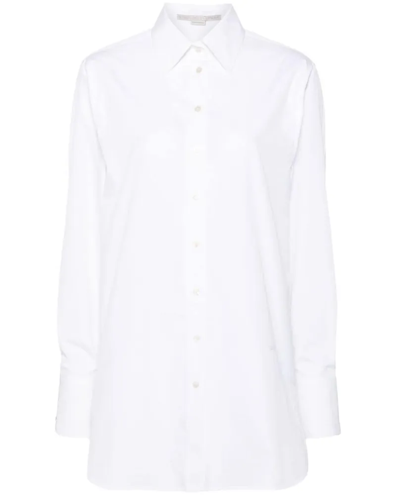 Stella McCartney Snapped Hemd - Weiß Weiß