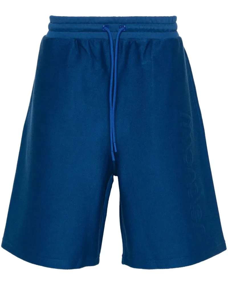 Moncler Joggingshorts mit Logo-Prägung - Blau Blau