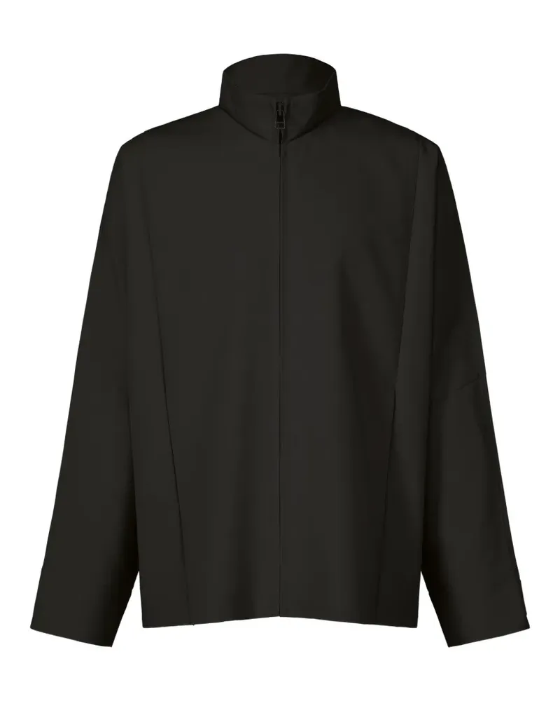 Issey Miyake high-neck button-cuff jacket - Schwarz Schwarz