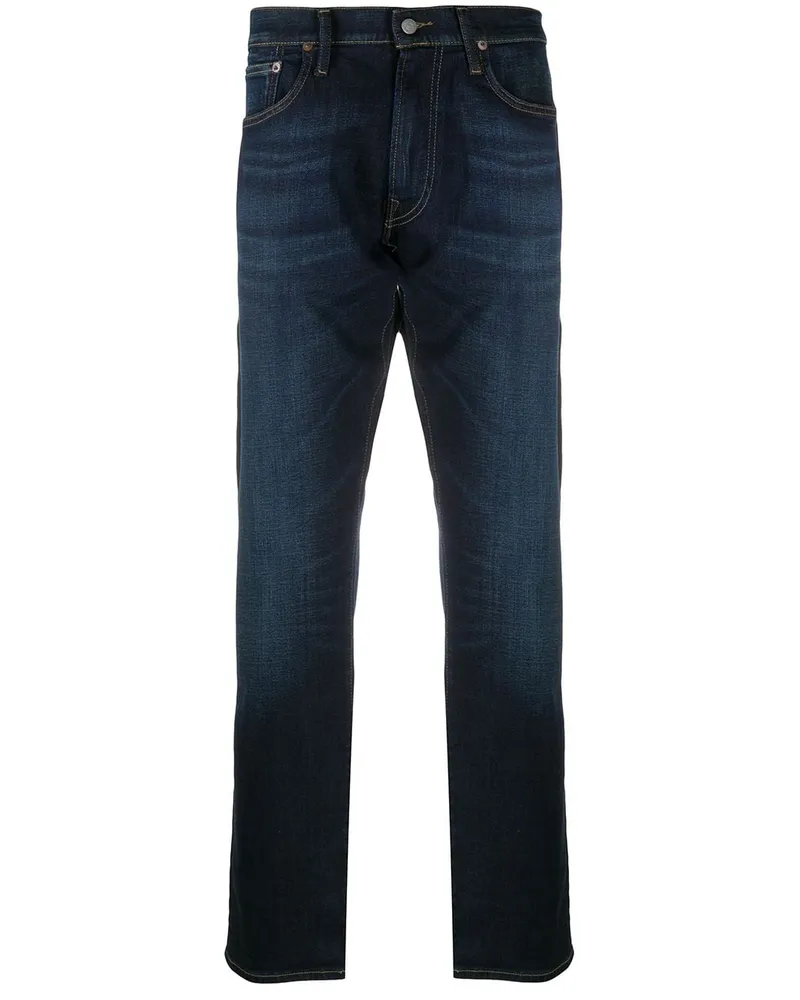Ralph Lauren Gerade 'Varick' Jeans - Blau Blau