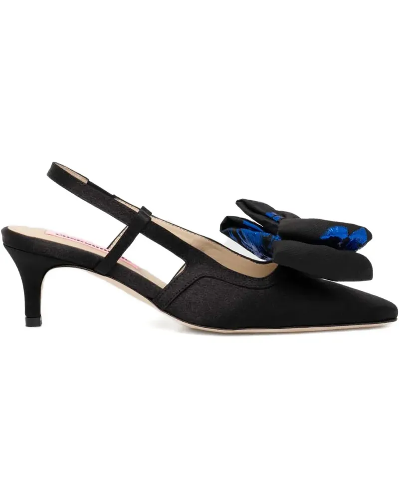 Custommade Anita Slingback-Pumps - Schwarz Schwarz