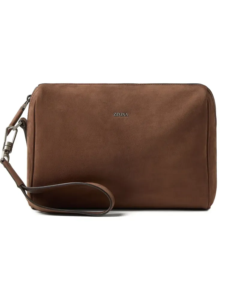 Ermenegildo Zegna Secondskin Clutch - Braun Braun