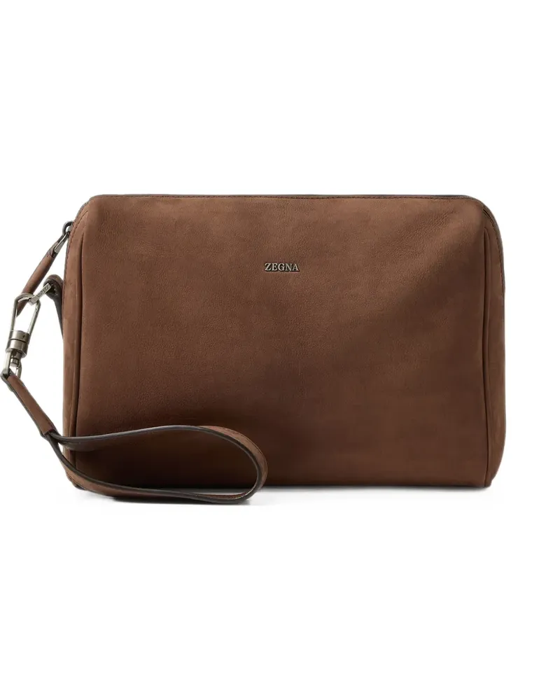 Ermenegildo Zegna Secondskin Clutch - Braun Braun