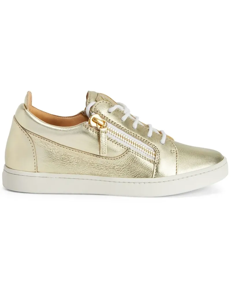 Giuseppe Zanotti Metallische Nicki Sneakers - Gold Gold