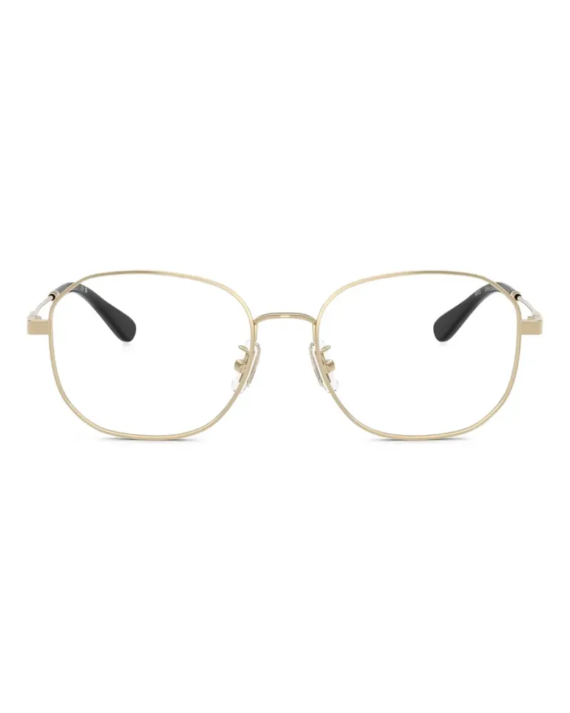 Coach geometric-frame glasses - Gold Gold