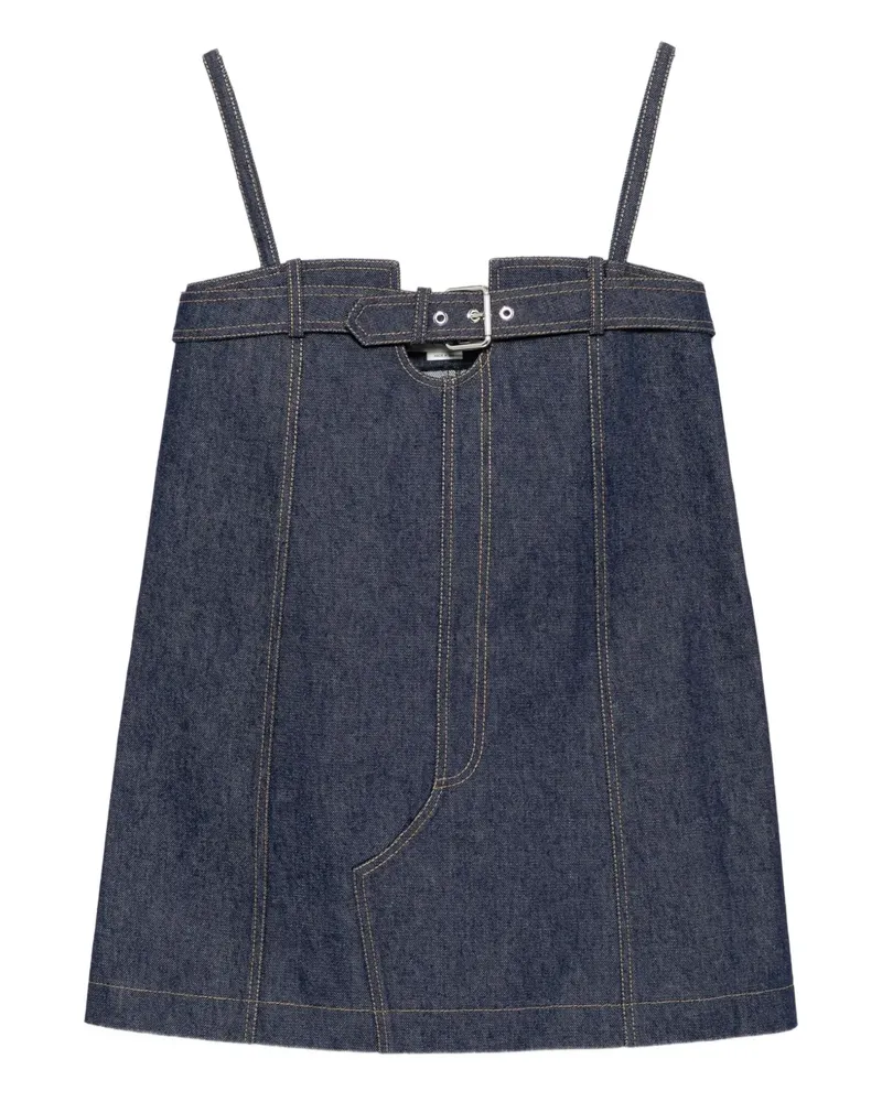 Monse Kastiges Jeanskleid - Blau Blau