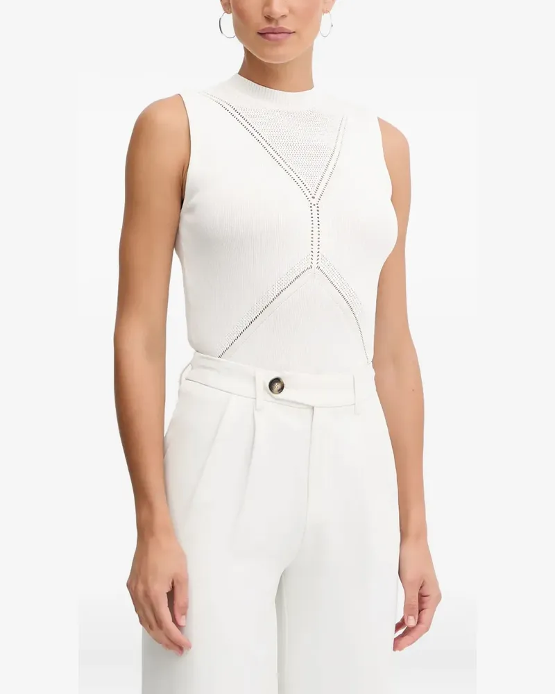 Guess Gestricktes Top - Weiß Weiß