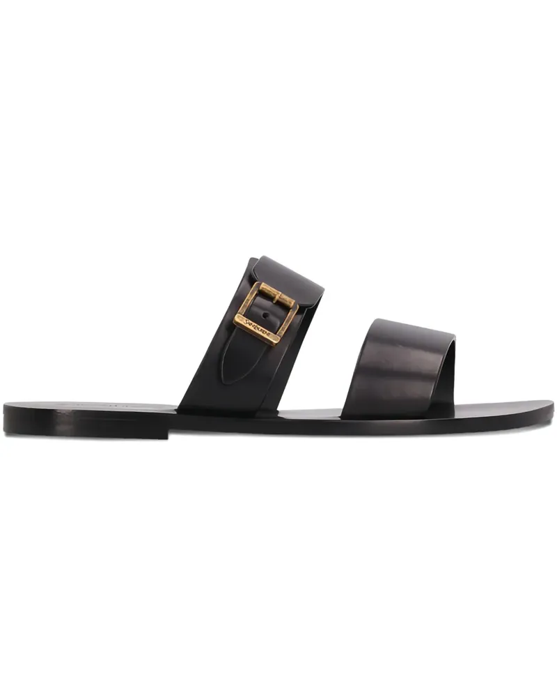 Saint Laurent IOS Sandalen mit Schnallenverschluss - Schwarz Schwarz