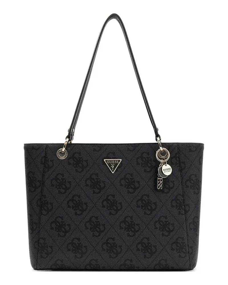 Guess Noelle monogram-print tote bag - Schwarz Schwarz