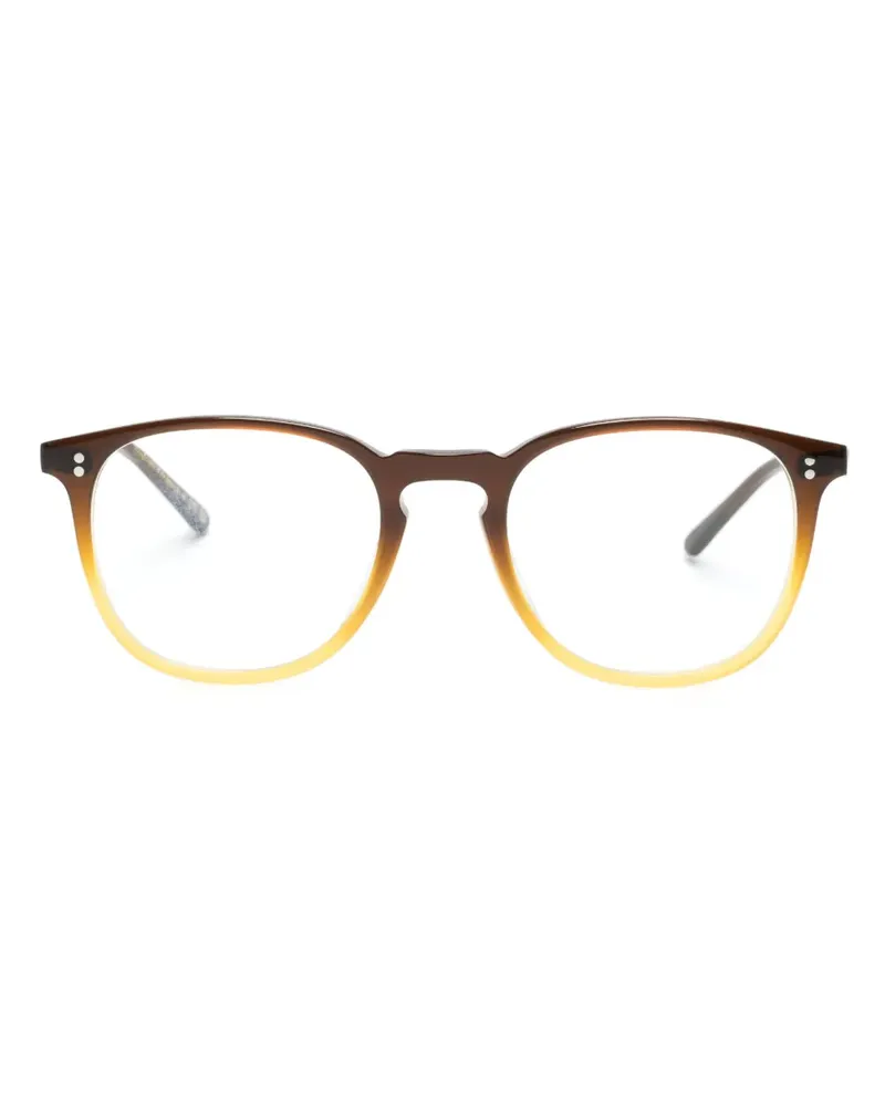 Oliver Peoples Finley Brille mit Farbverlauf-Optik - Gelb Gelb