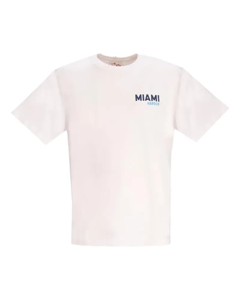 MC2 Saint Barth Miami graphic-print T-shirt - Weiß Weiß