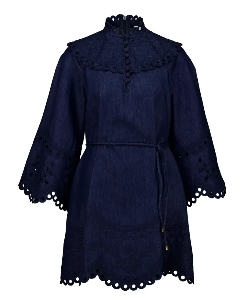 Zimmermann Mahon mini dress - Blau Blau