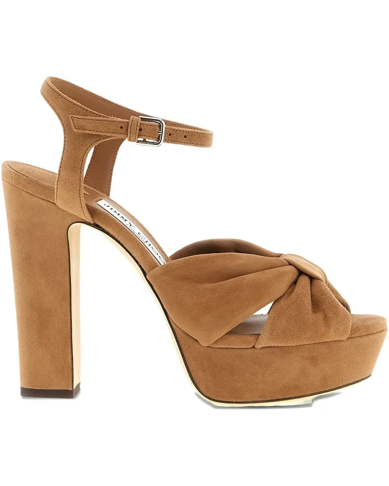 Jimmy Choo Heloise suede sandals - Braun Braun