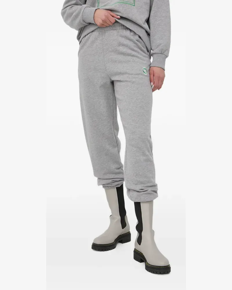 Gestuz Jogginghose mit Logo - Grau Grau