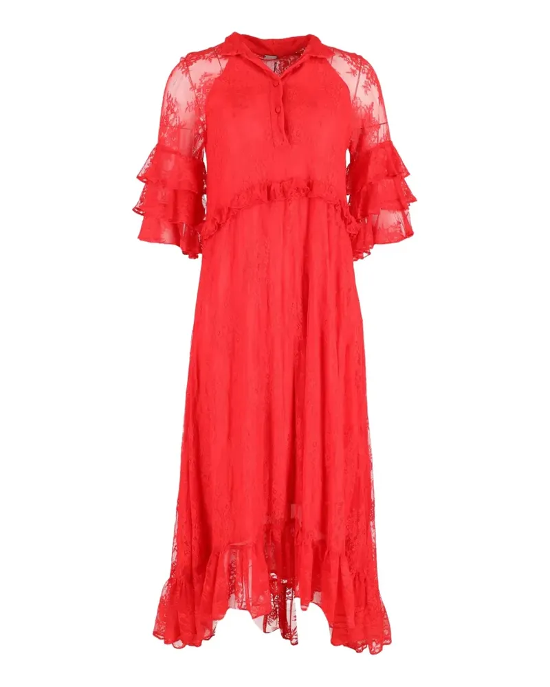 Dodo Bar Or Rossano ruffled dress - Rot Rot
