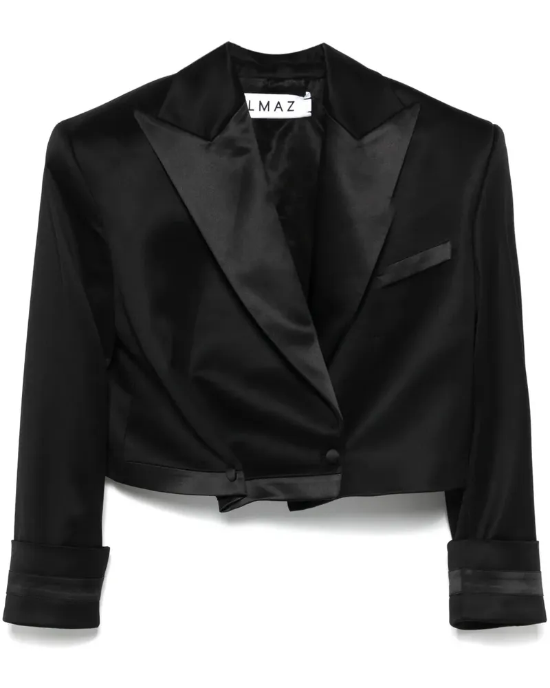 ALMAZ Cropped-Blazer - Schwarz Schwarz