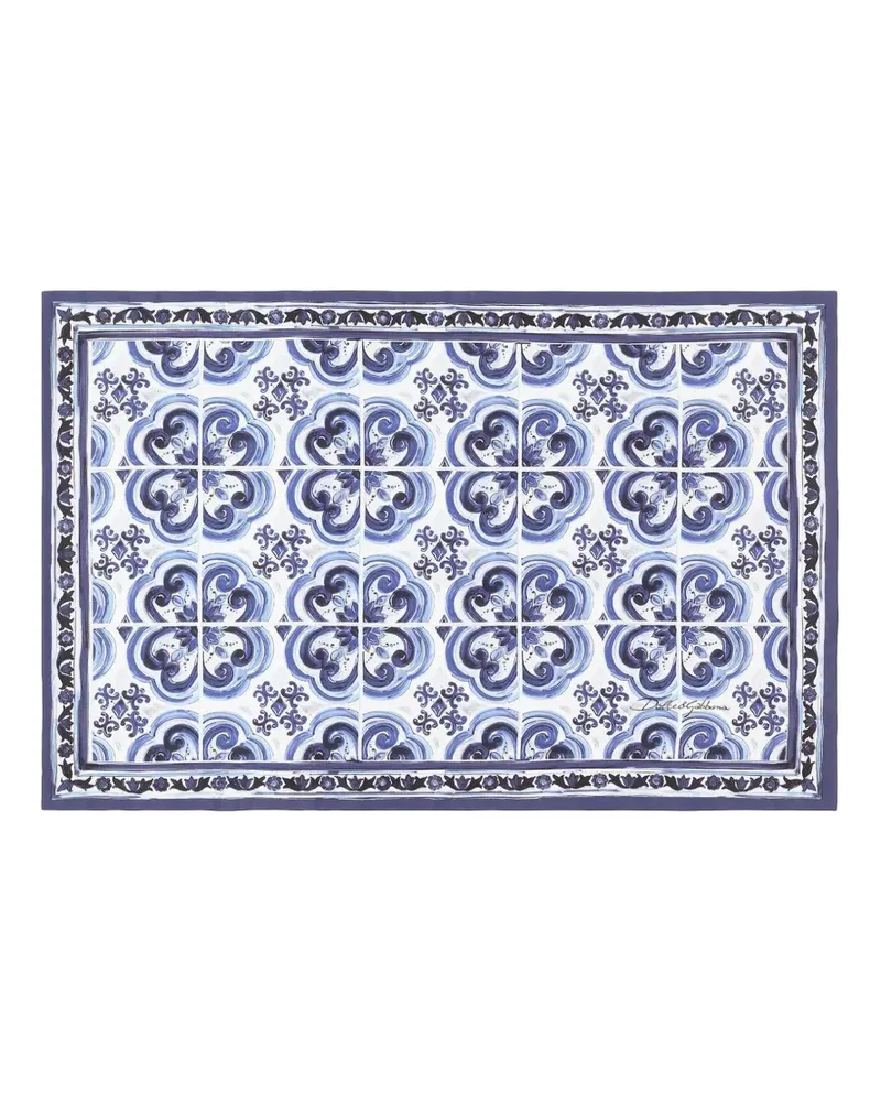 Dolce & Gabbana Kissenbezüge aus Baumwolle (2er-Set) - Blau Blau
