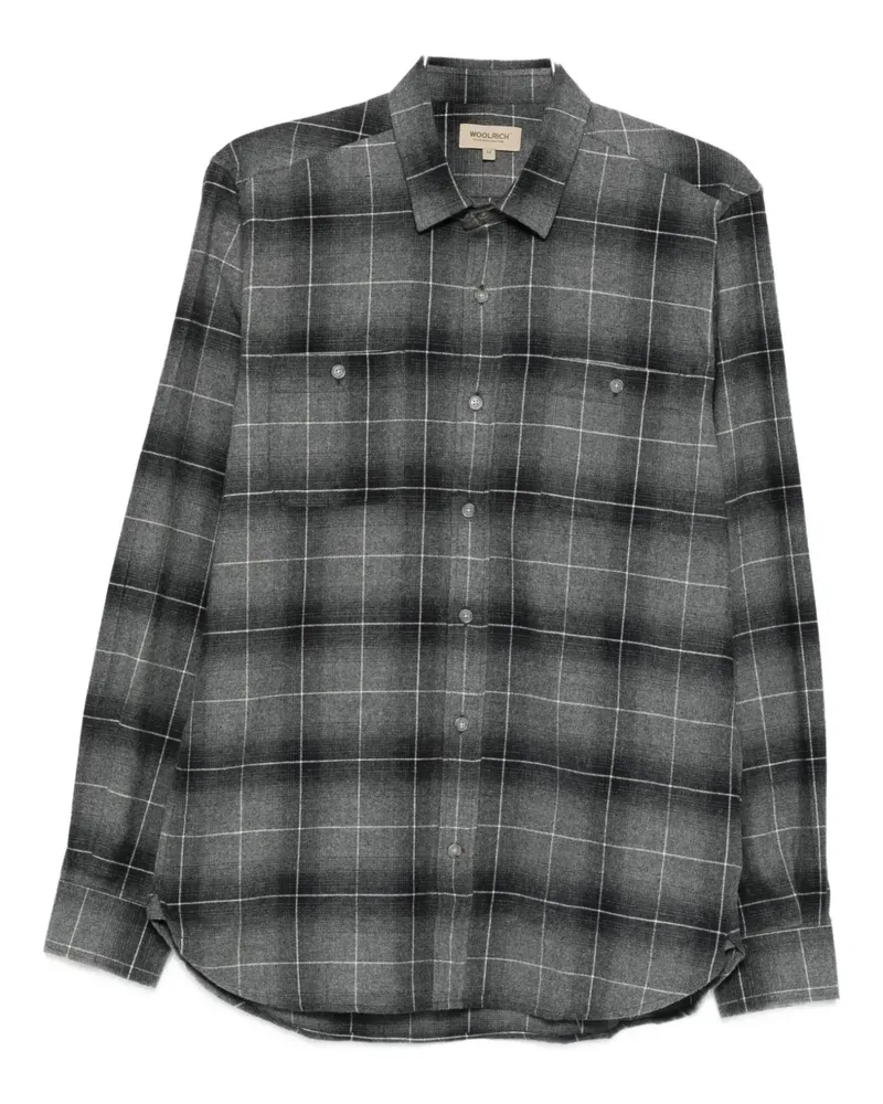 Woolrich checked shirt - Grau Grau
