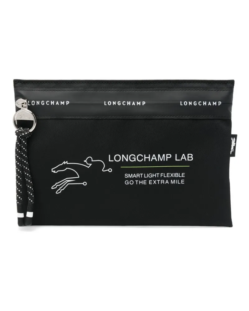 Longchamp x Econyl® Le Pliage Energy Dokumentenmappe - Schwarz Schwarz