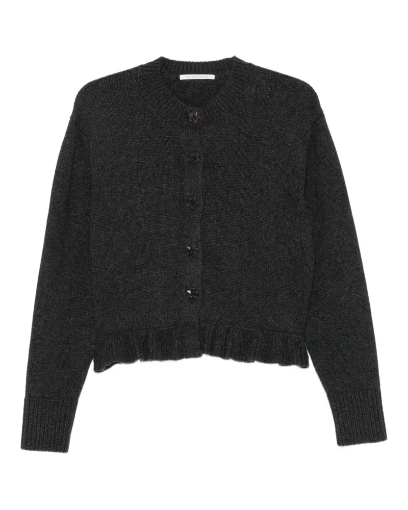 Cecilie Bahnsen Gerüschter Cardigan mit Knöpfen - Grau Grau