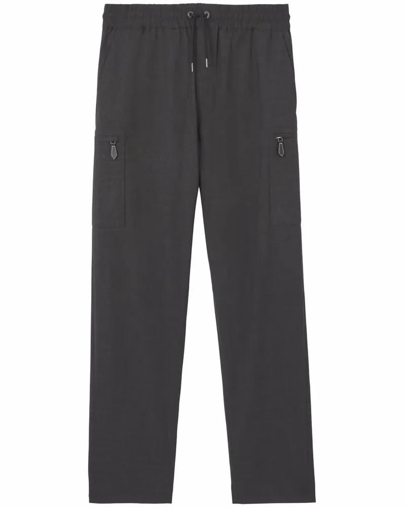 Burberry Jogginghose mit Monogramm - Grau Grau