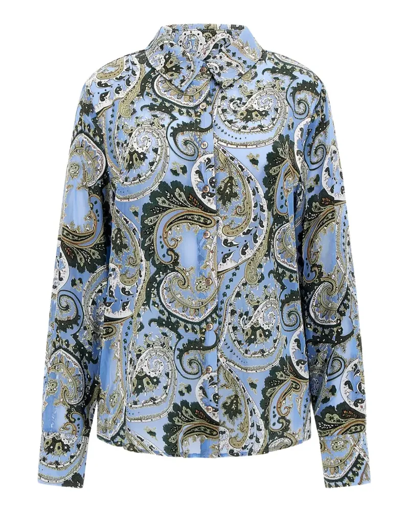 Guess Clarisse paisley-print shirt - Blau Blau