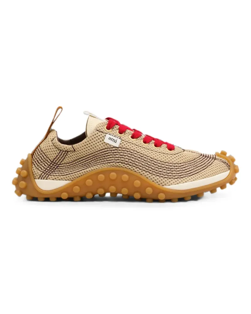 AMI Paris Mirage Sneakers aus Mesh - Nude Nude