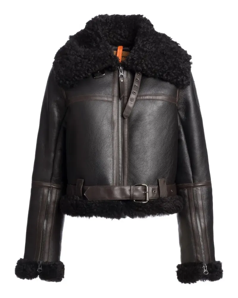 Parajumpers Sarh Jacke aus Shearling - Braun Braun